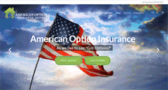 Desktop Screenshot of americanoptioninsurance.com